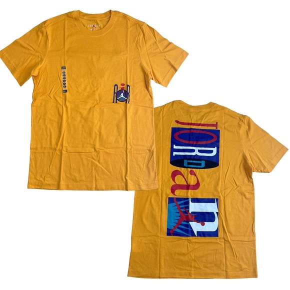 Jordan Other - Air Jordan 9 Dream It Do It Nostalgia T Shirt Mens Medium University Gold NWT DS